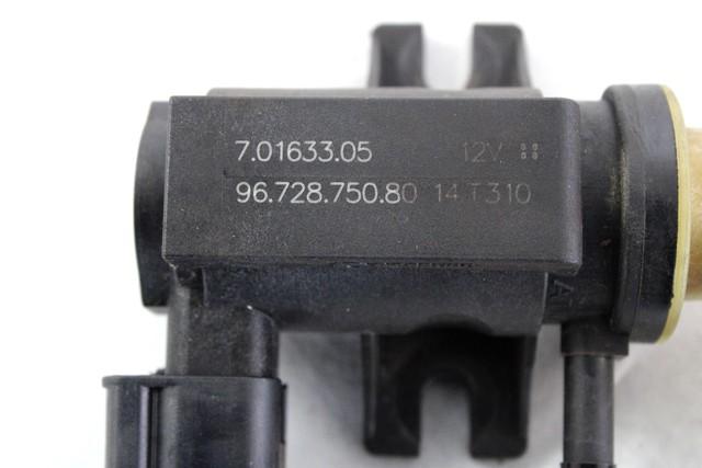 ELEKTROVENTIL  OEM N. 9672875080 ORIGINAL REZERVNI DEL PEUGEOT 3008 MK1 0U (2009 - 2016) DIESEL LETNIK 2015