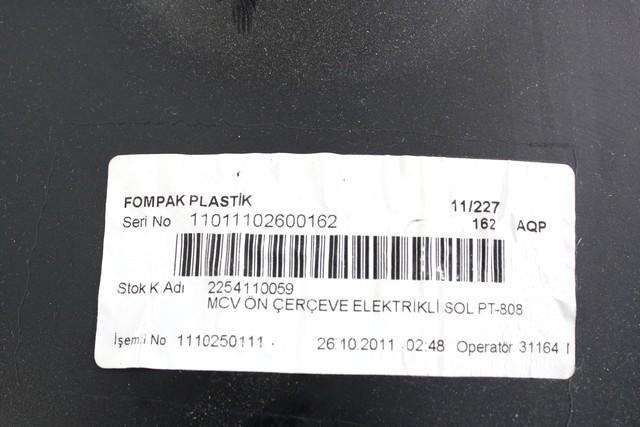 NOTRANJA OBLOGA SPREDNJIH VRAT OEM N. PNASTFTQUBO255MV5P ORIGINAL REZERVNI DEL FIAT FIORINO / QUBO 255 (2008 - 2019) DIESEL LETNIK 2011