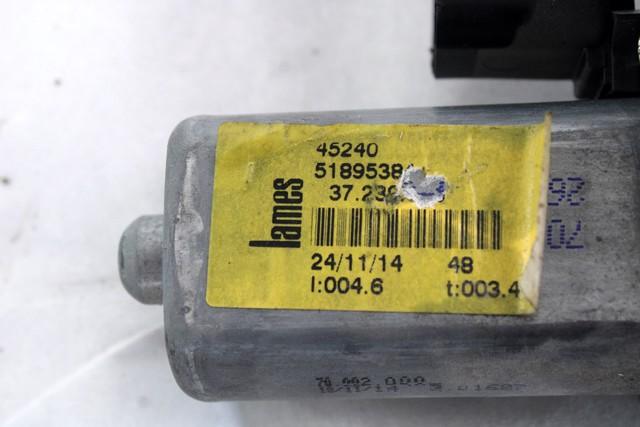 MEHANIZEM DVIGA SPREDNJIH STEKEL  OEM N. 26491 SISTEMA ALZACRISTALLO PORTA ANTERIORE ELETTR ORIGINAL REZERVNI DEL FIAT PUNTO 199 MK3 (2011 - 2017)DIESEL LETNIK 2015