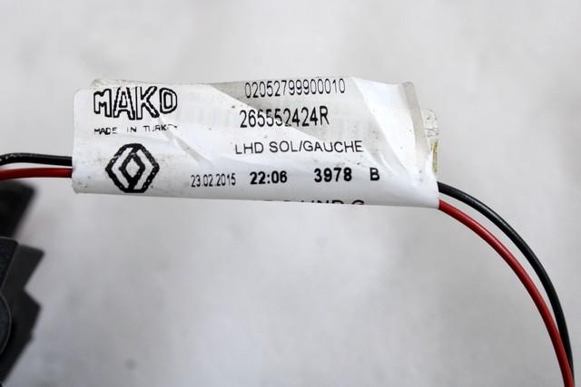 ZADNJI LEVI ZAROMET OEM N. 265552424R ORIGINAL REZERVNI DEL RENAULT CLIO BH KH MK4 (2012 - 2019)BENZINA LETNIK 2015