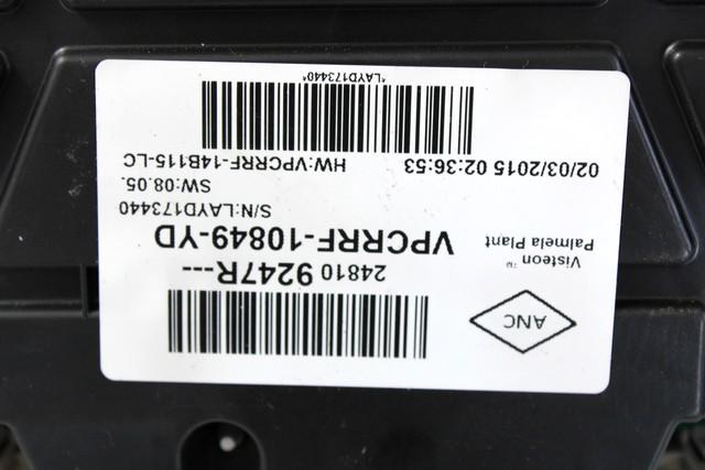 KILOMETER STEVEC OEM N. 248109247R ORIGINAL REZERVNI DEL RENAULT CLIO BH KH MK4 (2012 - 2019)BENZINA LETNIK 2015