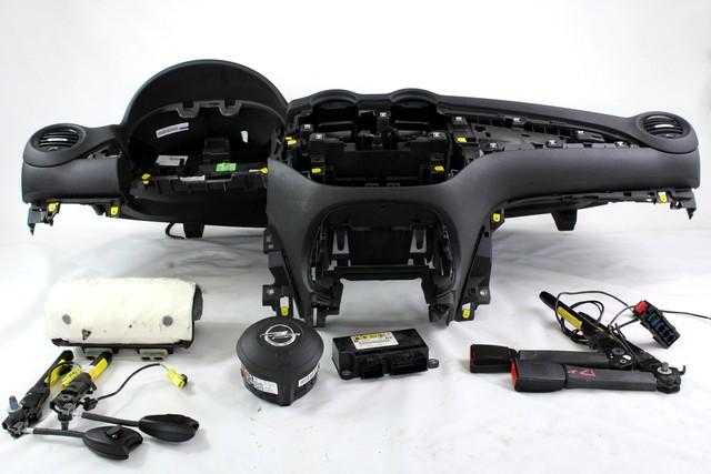 KIT AIRBAG KOMPLET OEM N. 56729 KIT AIRBAG COMPLETO ORIGINAL REZERVNI DEL OPEL ADAM M13 (2013 - 2019) BENZINA LETNIK 2013