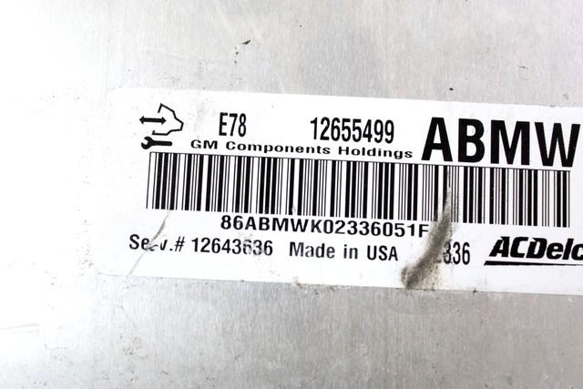 KOMPLET ODKLEPANJE IN VZIG  OEM N. 56729 KIT ACCENSIONE AVVIAMENTO ORIGINAL REZERVNI DEL OPEL ADAM M13 (2013 - 2019) BENZINA LETNIK 2013