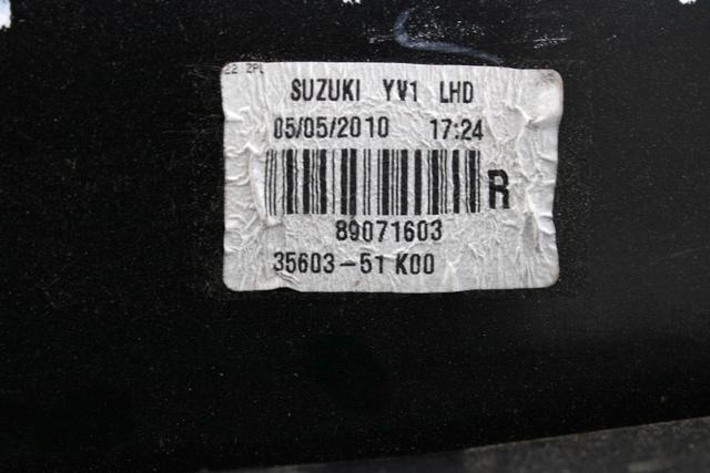 ZADNJI DESNI ZAROMETI OEM N. 3560351K00 ORIGINAL REZERVNI DEL SUZUKI SPLASH EX (03-2008/05-2012)BENZINA/GPL LETNIK 2009