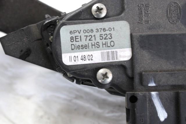 PEDALI OEM N. 8E1721523 ORIGINAL REZERVNI DEL AUDI A4 B6 8E2 8E5 BER/SW (2001 - 2005) DIESEL LETNIK 2003