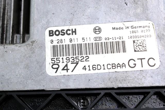 KOMPLET ODKLEPANJE IN VZIG  OEM N. 17792 KIT ACCENSIONE AVVIAMENTO ORIGINAL REZERVNI DEL ALFA ROMEO GT 937 (2003 - 2010) DIESEL LETNIK 2004