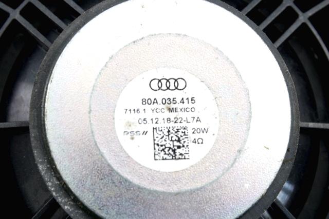 ZVOCNIKI OEM N. 80A035415 ORIGINAL REZERVNI DEL AUDI Q5 80A (2017 - 2021) LETNIK 2017