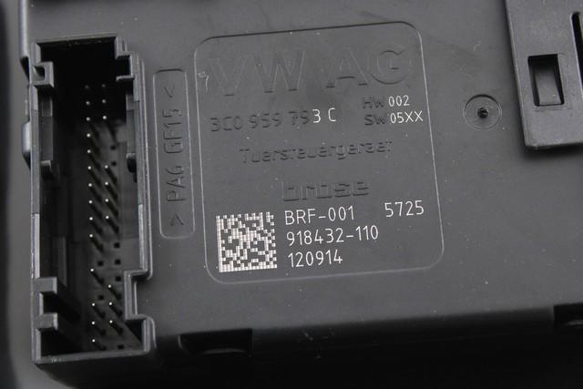 MEHANIZEM DVIGA SPREDNJIH STEKEL  OEM N. 327 SISTEMA ALZACRISTALLO PORTA ANTERIORE ELETTRIC ORIGINAL REZERVNI DEL VOLKSWAGEN PASSAT B7 362 365 BER/SW (10/2010 - 2015)DIESEL LETNIK 2012