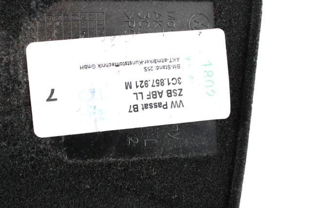 PREDAL ZA DOKUMENTE OEM N. 3C1857921M ORIGINAL REZERVNI DEL VOLKSWAGEN PASSAT B7 362 365 BER/SW (10/2010 - 2015)DIESEL LETNIK 2012