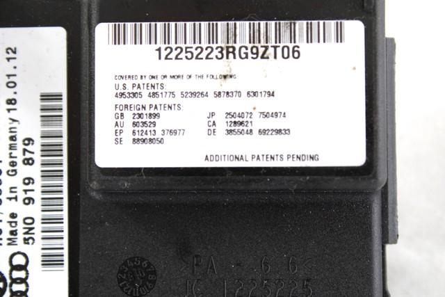 RAZNE KRMILNE ENOTE  OEM N. 5N0919879 ORIGINAL REZERVNI DEL VOLKSWAGEN TIGUAN 5N MK1 R (2011 - 2016)  DIESEL LETNIK 2012