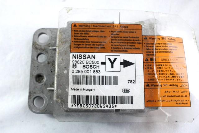 KIT AIRBAG KOMPLET OEM N. 17158 KIT AIRBAG COMPLETO ORIGINAL REZERVNI DEL NISSAN MICRA K12 K12E MK3 (2002 - 2010) BENZINA LETNIK 2007