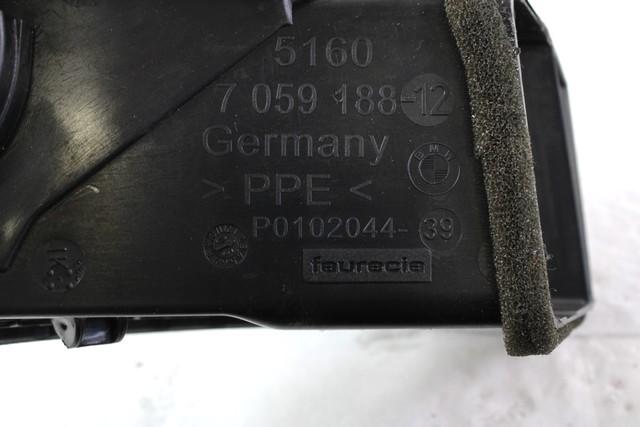 ODVOD ZRAKA OEM N. 51607059188 ORIGINAL REZERVNI DEL BMW SERIE 1 BER/COUPE/CABRIO E81/E82/E87/E88 (2003 - 2007) DIESEL LETNIK 2005