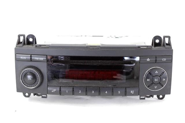 RADIO CD / OJACEVALNIK / IMETNIK HIFI OEM N. A1698200086 ORIGINAL REZERVNI DEL MERCEDES CLASSE A W169 5P C169 3P (2004 - 04/2008) BENZINA LETNIK 2004