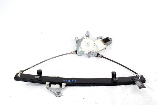 MEHANIZEM DVIGA SPREDNJIH STEKEL  OEM N. 123958 SISTEMA ALZACRISTALLO PORTA ANTERIORE ELETT ORIGINAL REZERVNI DEL NISSAN MICRA K12 K12E MK3 (2002 - 2010) BENZINA/GPL LETNIK 2009