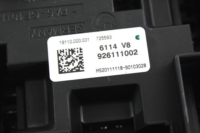 VAROVALKE/RELE' OEM N. 61149261110 ORIGINAL REZERVNI DEL BMW SERIE 3 F30/F31 BER/SW (2012 - 2019) DIESEL LETNIK 2012