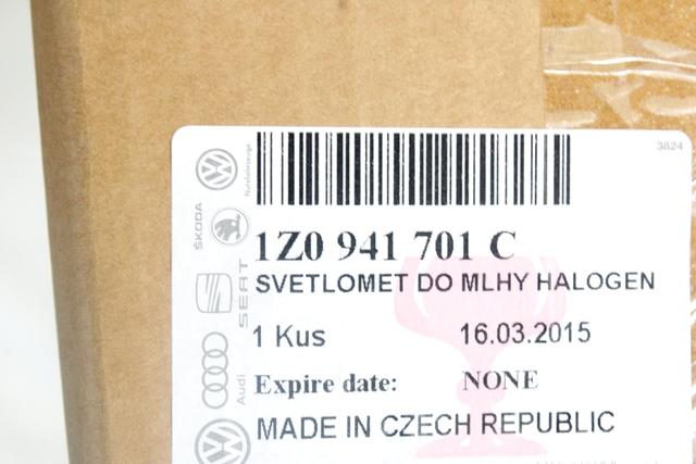 LEVA MEGLENKA OEM N. 1Z0941701C ORIGINAL REZERVNI DEL SKODA OCTAVIA MK2 R 1Z5 BER/SW (2008 - 2012)DIESEL LETNIK 2009