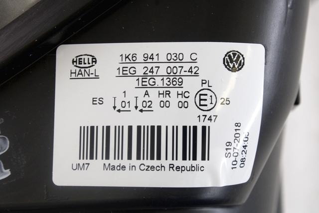 SPREDNJI DESNI ZAROMETI OEM N. 1K6941030C ORIGINAL REZERVNI DEL VOLKSWAGEN GOLF V 1K1 1K5 MK5 BER/SW (02/2004-11/2008) DIESEL LETNIK 2008