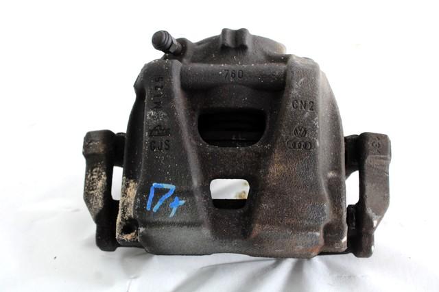 SPREDNJE DESNE ZAVORNE CELJUSTI  OEM N. 5N0615124 ORIGINAL REZERVNI DEL VOLKSWAGEN TIGUAN 5N MK1 (2007 - 2011)DIESEL LETNIK 2010