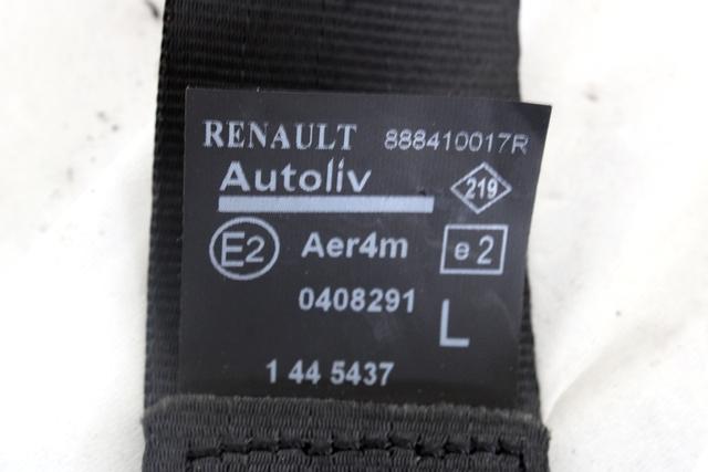 VARNOSTNI PAS OEM N. 888410017R ORIGINAL REZERVNI DEL RENAULT SCENIC XMOD / SCENIC JZ0/1 MK3 (2009 - 2012) DIESEL LETNIK 2012