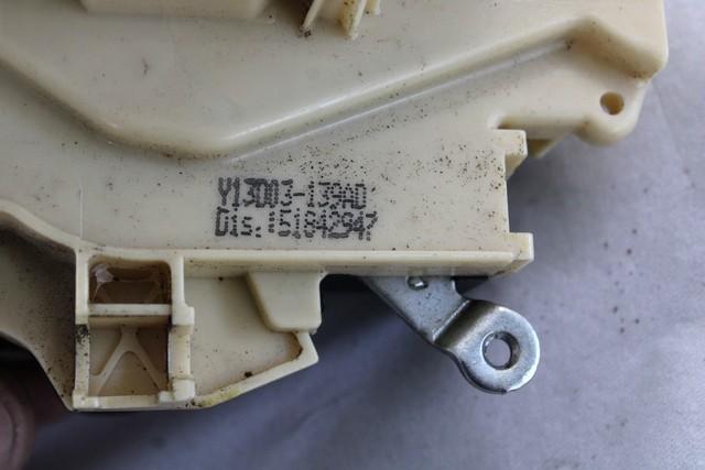 CENTRALNI ZAKLEP SPREDNJIH VRAT  OEM N. 51842947 ORIGINAL REZERVNI DEL FIAT PANDA 319 (DAL 2011) DIESEL LETNIK 2013