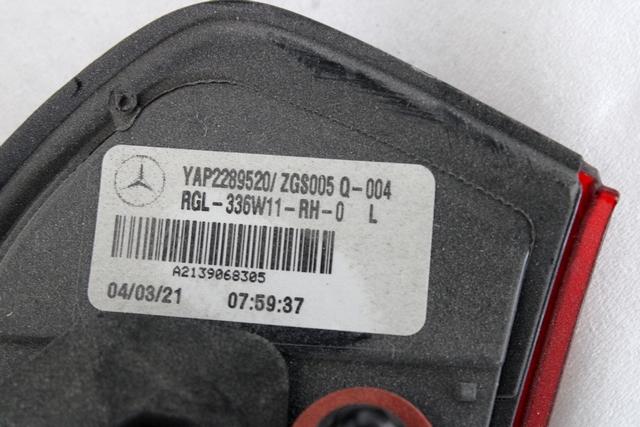 ZADNJI LEVI ZAROMET OEM N. A2139068305 ORIGINAL REZERVNI DEL MERCEDES CLASSE E W213 R BERLINA/SW/ALL-TERRAIN (DAL 2020)DIESEL LETNIK 2021