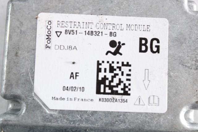 KIT AIRBAG KOMPLET OEM N. 33333 KIT AIRBAG COMPLETO ORIGINAL REZERVNI DEL FORD FIESTA CB1 CNN MK6 (09/2008 - 11/2012) BENZINA/GPL LETNIK 2010