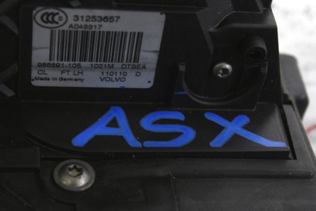 CENTRALNO ZAKLEPANJE PREDNIH LEVIH VRAT OEM N. 31253657 ORIGINAL REZERVNI DEL VOLVO V70 MK3 135 (2008 - 2016)DIESEL LETNIK 2012