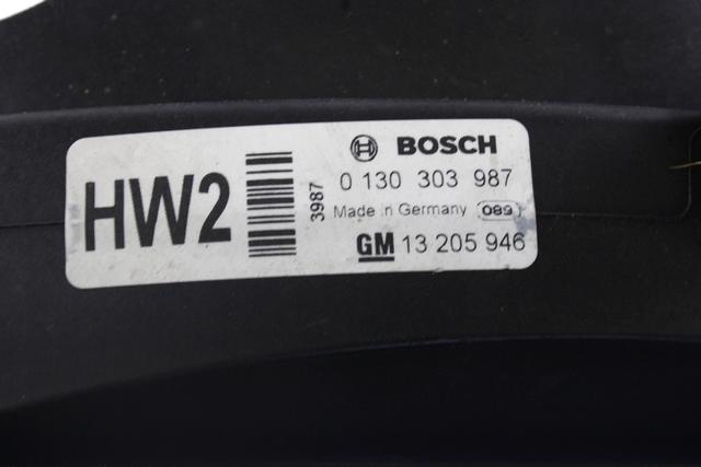 VENTILATOR HLADILNIKA OEM N. 13205946 ORIGINAL REZERVNI DEL OPEL ASTRA H A04 L48 L08 L35 L67 R 5P/3P/SW (2007 - 2010) BENZINA/GPL LETNIK 2010