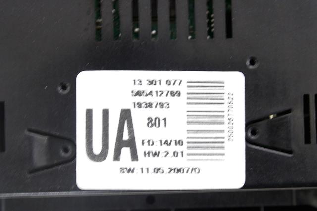 POTOVALNI RACUNALNIK OEM N. 13301077 ORIGINAL REZERVNI DEL OPEL ASTRA H A04 L48 L08 L35 L67 R 5P/3P/SW (2007 - 2010) BENZINA/GPL LETNIK 2010