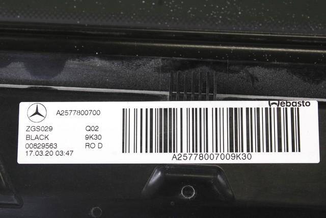 POMICNO PANORAMSKO OKNO  OEM N. A2577800700 ORIGINAL REZERVNI DEL MERCEDES CLASSE CLS C257 (DAL 2018)DIESEL LETNIK 2020