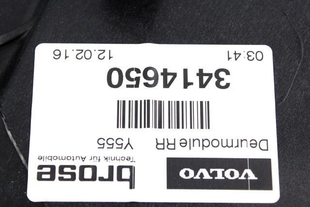 MEHANIZEM DVIGA ZADNJIH STEKEL  OEM N. 111861 SISTEMA ALZACRISTALLO PORTA POSTERIORE ELET ORIGINAL REZERVNI DEL VOLVO V40 MK1 525 526 (2012 - 2016)DIESEL LETNIK 2016