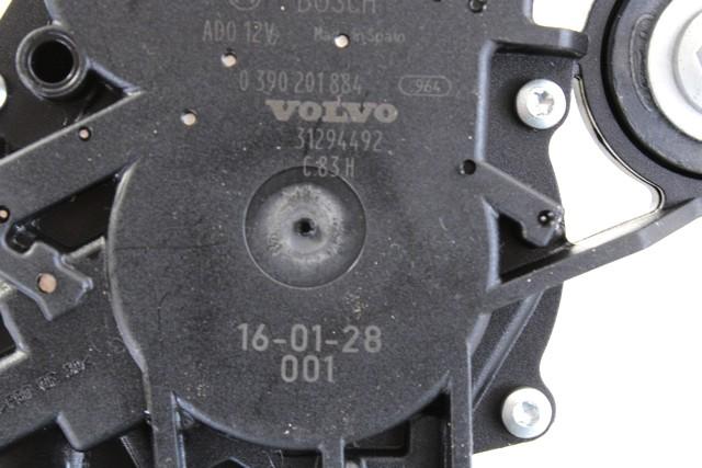 MOTORCEK ZADNJEGA BRISALCA OEM N. 31294492 ORIGINAL REZERVNI DEL VOLVO V40 MK1 525 526 (2012 - 2016)DIESEL LETNIK 2016