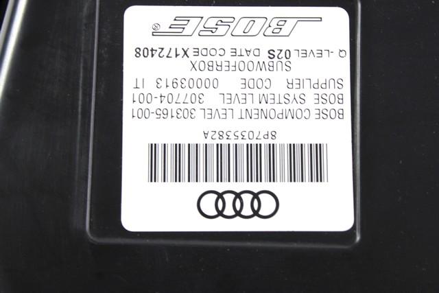 ZVOCNIKI OEM N. 8P7035382A ORIGINAL REZERVNI DEL AUDI A3 MK2R 8P 8PA 8P1 8P7 (2008 - 2012)DIESEL LETNIK 2009