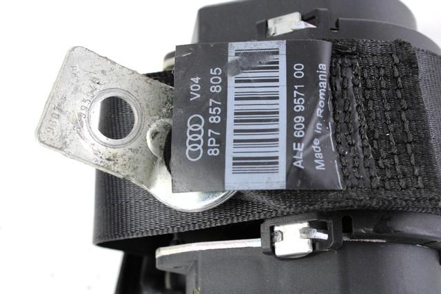 VARNOSTNI PAS OEM N. 8P7857805 ORIGINAL REZERVNI DEL AUDI A3 MK2R 8P 8PA 8P1 8P7 (2008 - 2012)DIESEL LETNIK 2009