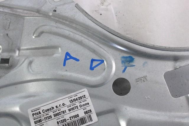 MEHANIZEM DVIGA SPREDNJIH STEKEL  OEM N. 9931 SISTEMA ALZACRISTALLO PORTA ANTERIORE ELETTRI ORIGINAL REZERVNI DEL HYUNDAI IX35 LM EL ELH (2009 - 2015)DIESEL LETNIK 2012