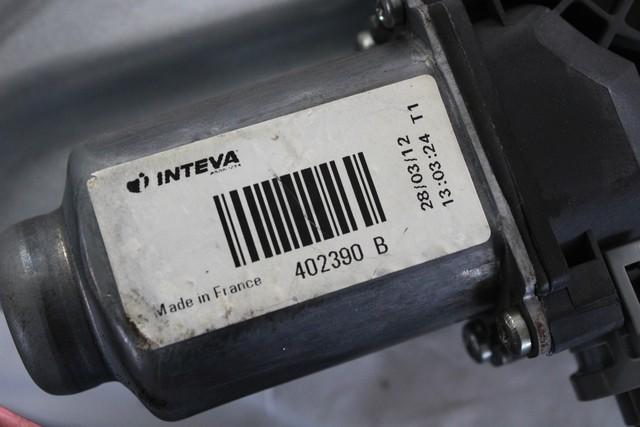 MEHANIZEM DVIGA SPREDNJIH STEKEL  OEM N. 9931 SISTEMA ALZACRISTALLO PORTA ANTERIORE ELETTRI ORIGINAL REZERVNI DEL HYUNDAI IX35 LM EL ELH (2009 - 2015)DIESEL LETNIK 2012