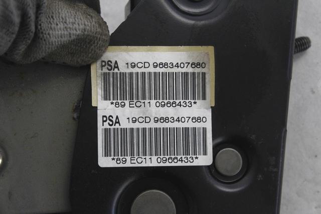 OEM N. 9683407680 ORIGINAL REZERVNI DEL PEUGEOT 207 / 207 CC R WA WC WD WK (05/2009 - 2015) BENZINA LETNIK 2011