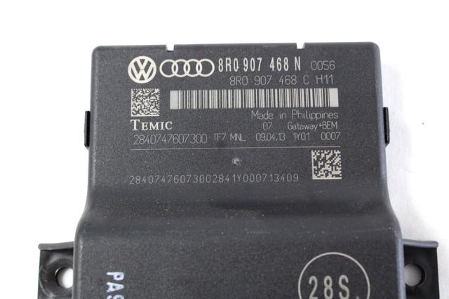 RACUNALNIK VMESNIKA (GATEWAY) OEM N. 8R0907468N ORIGINAL REZERVNI DEL AUDI A5 8T R COUPE/5P  (08/2011 - 06/2016) DIESEL LETNIK 2013