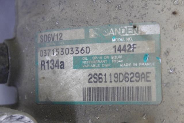 KOMPRESOR KLIME  OEM N. 2S6119D629AE ORIGINAL REZERVNI DEL FORD FIESTA JH JD MK5 (2002 - 2005) DIESEL LETNIK 2003