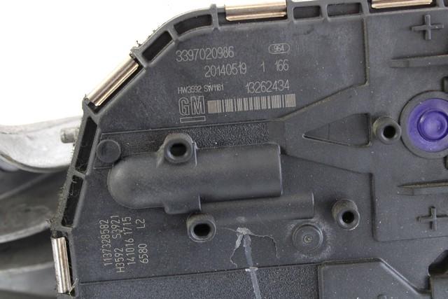 MOTORCEK PREDNJIH BRISALCEV OEM N. 13262434 ORIGINAL REZERVNI DEL OPEL ASTRA J P10 5P/3P/SW (2010 - 2015) DIESEL LETNIK 2014