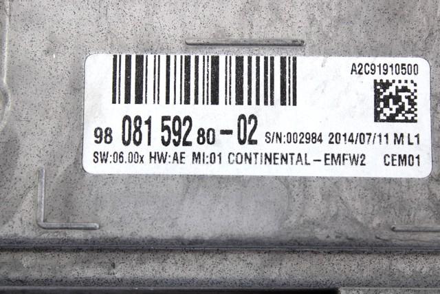 NAVIGCIJA  OEM N. 9808159280 ORIGINAL REZERVNI DEL PEUGEOT 508 8D BER/SW (2010 -2018)DIESEL LETNIK 2014