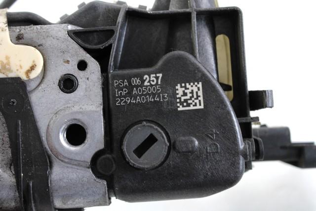 CENTRALNI ZAKLEP SPREDNJIH VRAT  OEM N. 9800625780 ORIGINAL REZERVNI DEL PEUGEOT 508 8D BER/SW (2010 -2018)DIESEL LETNIK 2014