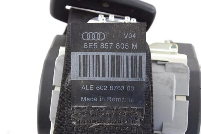 VARNOSTNI PAS OEM N. 8E5857805M ORIGINAL REZERVNI DEL AUDI A4 B7 8EC 8ED 8HE BER/SW/CABRIO (2004 - 2007) DIESEL LETNIK 2006