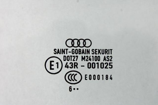 STEKLO SPREDNJIH DESNIH VRAT OEM N. 8E0845022D ORIGINAL REZERVNI DEL AUDI A4 B7 8EC 8ED 8HE BER/SW/CABRIO (2004 - 2007) DIESEL LETNIK 2006