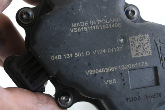 EGR VENTIL   OEM N. 04B131501D ORIGINAL REZERVNI DEL SEAT IBIZA 6J5 6P1 MK4 R BER/SW (2012 -2017) DIESEL LETNIK 2017