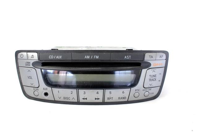 RADIO CD / OJACEVALNIK / IMETNIK HIFI OEM N. 86120-0H010 ORIGINAL REZERVNI DEL TOYOTA AYGO B1 (2005 - 2009) BENZINA LETNIK 2007