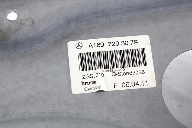 MEHANIZEM DVIGA SPREDNJIH STEKEL  OEM N. 18507 SISTEMA ALZACRISTALLO PORTA ANTERIORE ELETTR ORIGINAL REZERVNI DEL MERCEDES CLASSE B W245 T245 5P (2005 - 2011) DIESEL LETNIK 2011