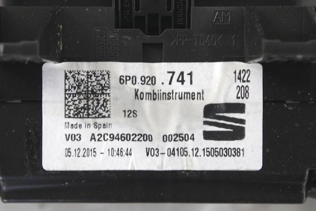 KOMPLET ODKLEPANJE IN VZIG  OEM N. (D)113868 KIT ACCENSIONE AVVIAMENTO ORIGINAL REZERVNI DEL SEAT IBIZA 6J5 6P1 MK4 R BER/SW (2012 -2017) DIESEL LETNIK 2016