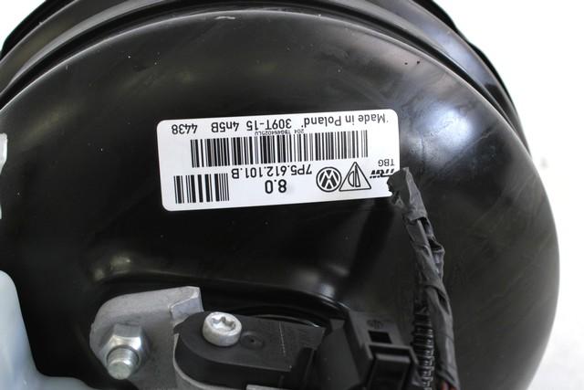 SERVO OJACEVALNIK ZAVOR S PUMPO OEM N. 7P5612101B ORIGINAL REZERVNI DEL VOLKSWAGEN TOUAREG 7P5 7P6 MK2 (2010 - 2018)DIESEL LETNIK 2015