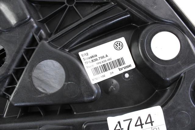 MEHANIZEM DVIGA ZADNJIH STEKEL  OEM N. 8428 SISTEMA ALZACRISTALLO PORTA POSTERIORE ELETTR ORIGINAL REZERVNI DEL VOLKSWAGEN TOUAREG 7P5 7P6 MK2 (2010 - 2018)DIESEL LETNIK 2015